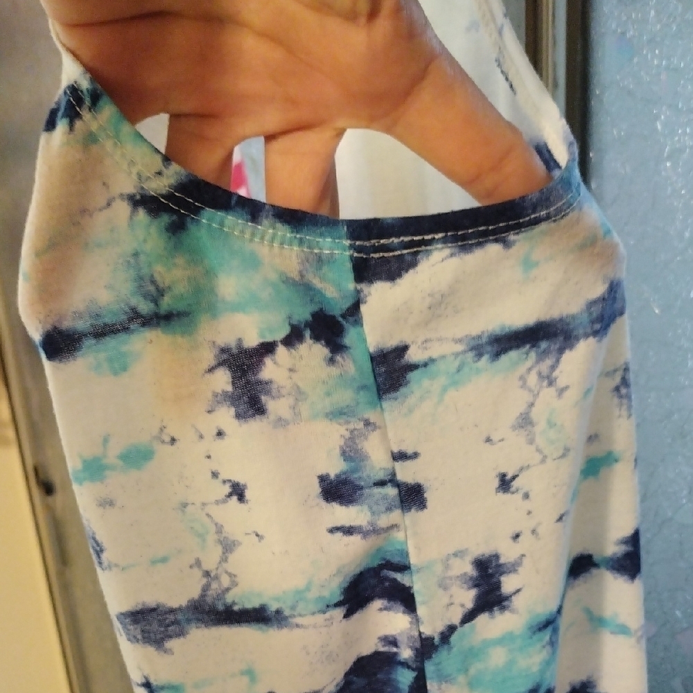 Colorful Tie-Dye Women's Tank Top - Picture 12 of 12